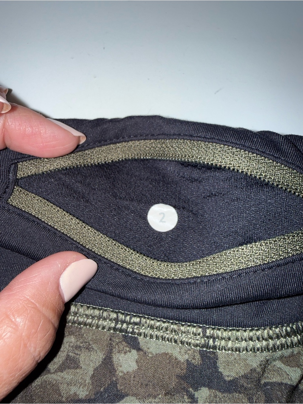 Lululemon Run Speed Shorts - Green Camo - Picture 3 of 3